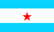 Flag of Walker's Nicaragua.